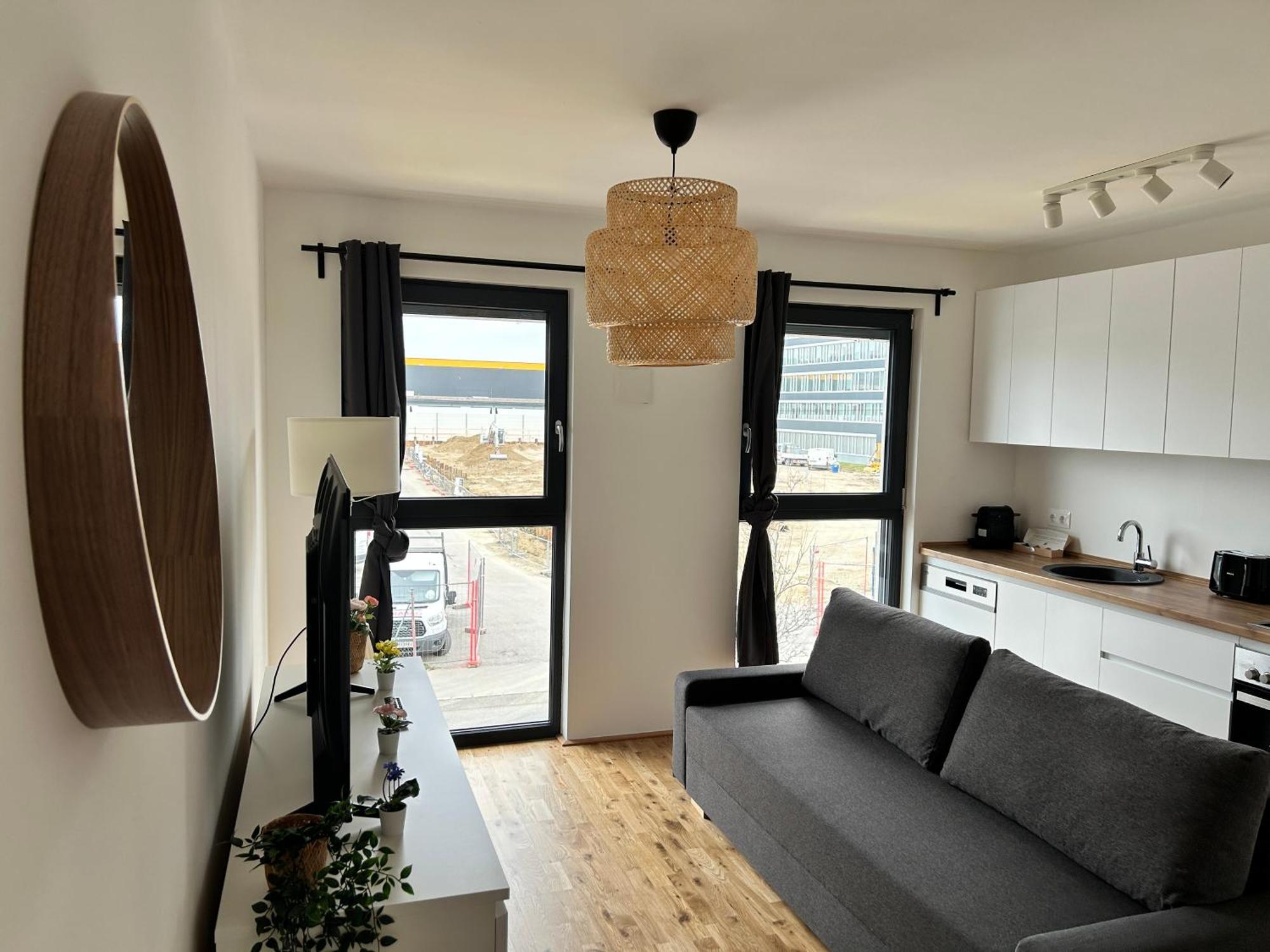 Modern Apartment With Balcony & Free Parking - Nearby Metro Wina Bagian luar foto